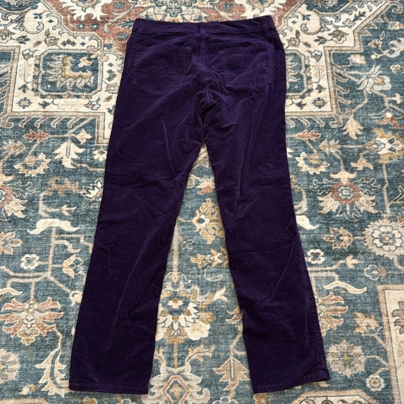 LOFT 6 Modern Straight Deep Purple Velvet Trousers - Picture 7 of 8